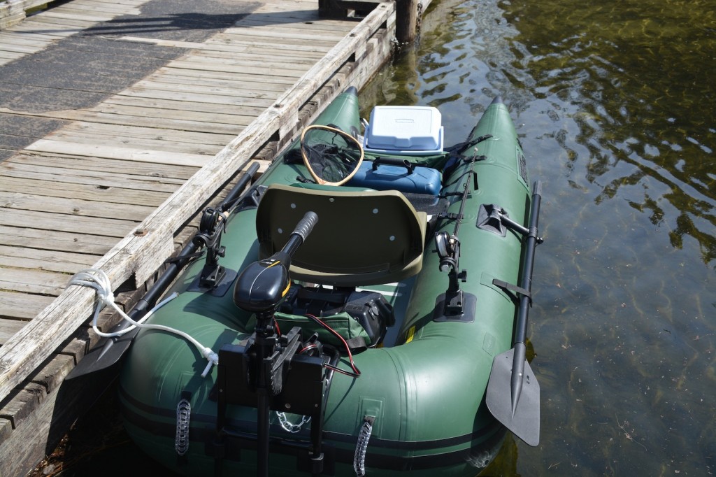 inflatable slide for pontoon